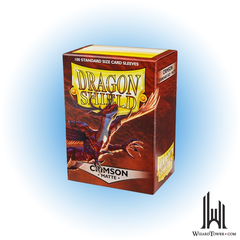 Dragon Shield Box of 100 in Matte Crimson