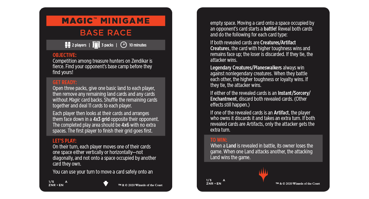 Magic Minigame: Base Race