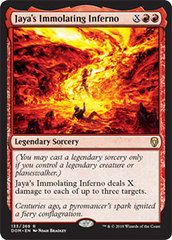 Jaya's Immolating Inferno - Foil