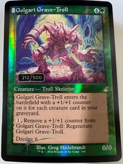 Golgari Grave-Troll (0348) (Retro Frame) (Serialized 212/500) - Double Rainbow Foil