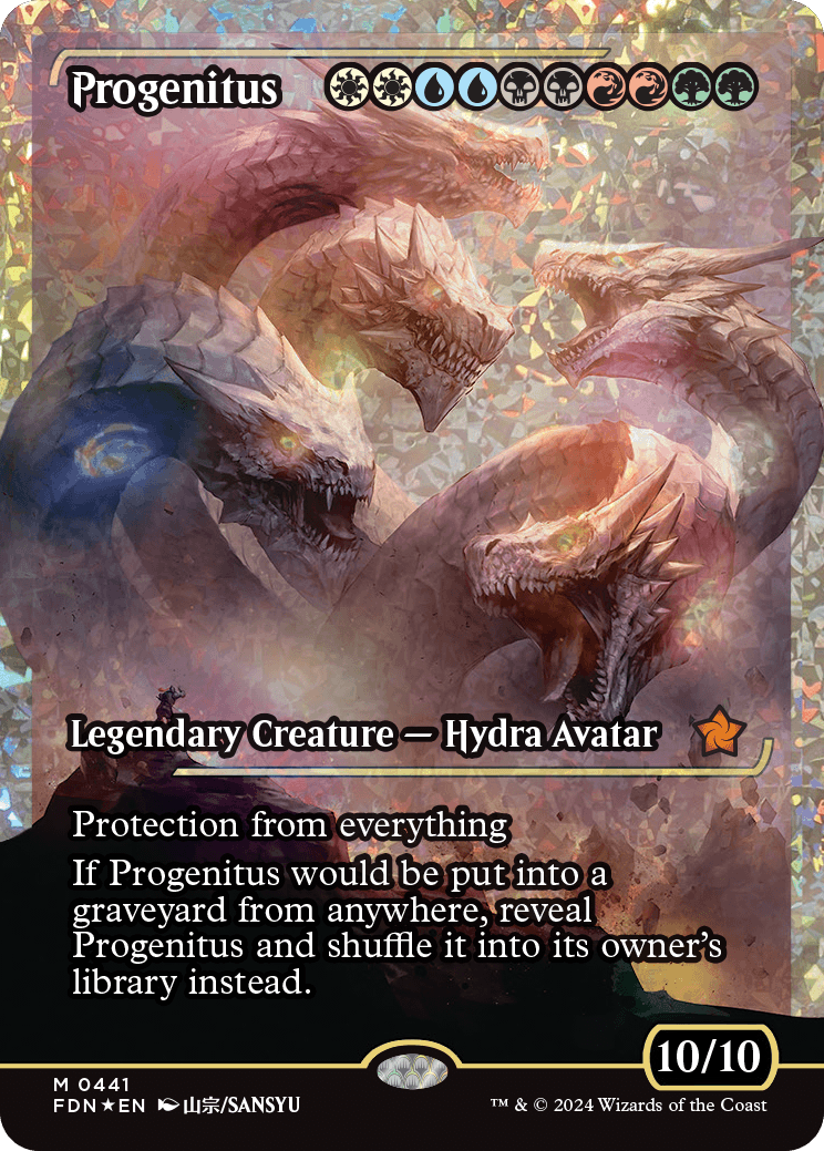 Progenitus (0441) (Showcase) - Fracture Foil