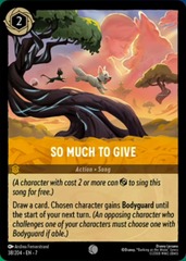 So Much To Give (038/204)