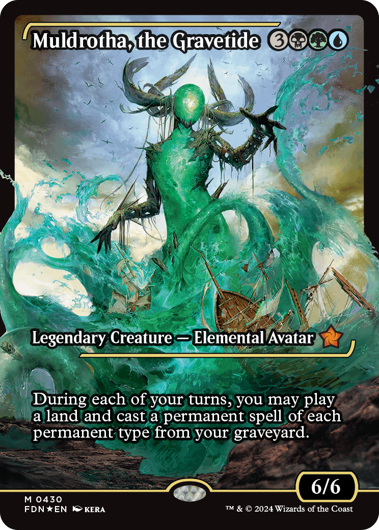 Muldrotha, the Gravetide (0430) (Showcase) - Foil