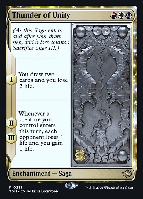 Thunder of Unity (Prerelease) - Foil