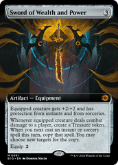 Sword of Wealth and Power (0091) (Extended Art) - Foil