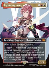 Lightning, Army of One (0545) (Borderless) - Surge Foil
