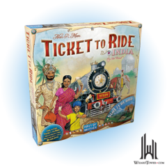 TICKET TO RIDE INDIA/SWITZWERLAND MAP #2