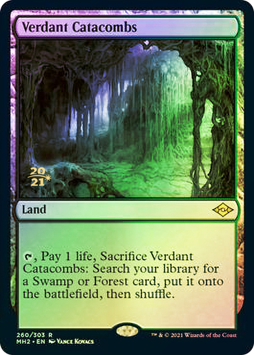 Verdant Catacombs - Foil - Prerelease Promo