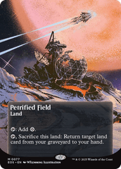 Petrified Field (0077) (Borderless) - Foil