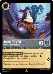 John Silver, Greedy Treasure Seeker (0176) - Cold Foil