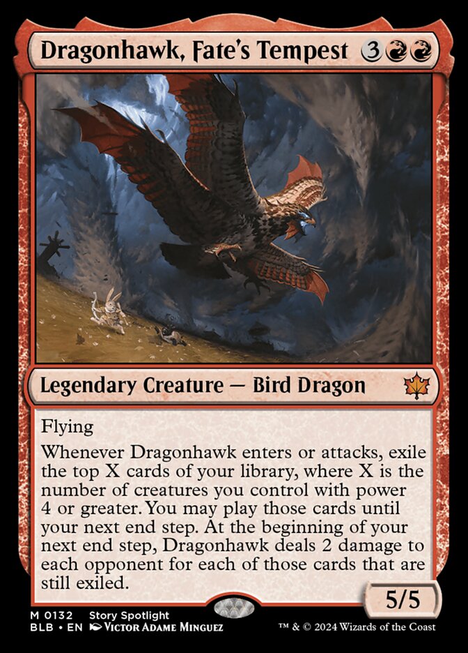 Dragonhawk, Fates Tempest - Foil