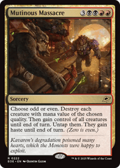 Mutinous Massacre - Foil