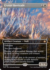 Crystal Barricade (0296) (Borderless) - Foil