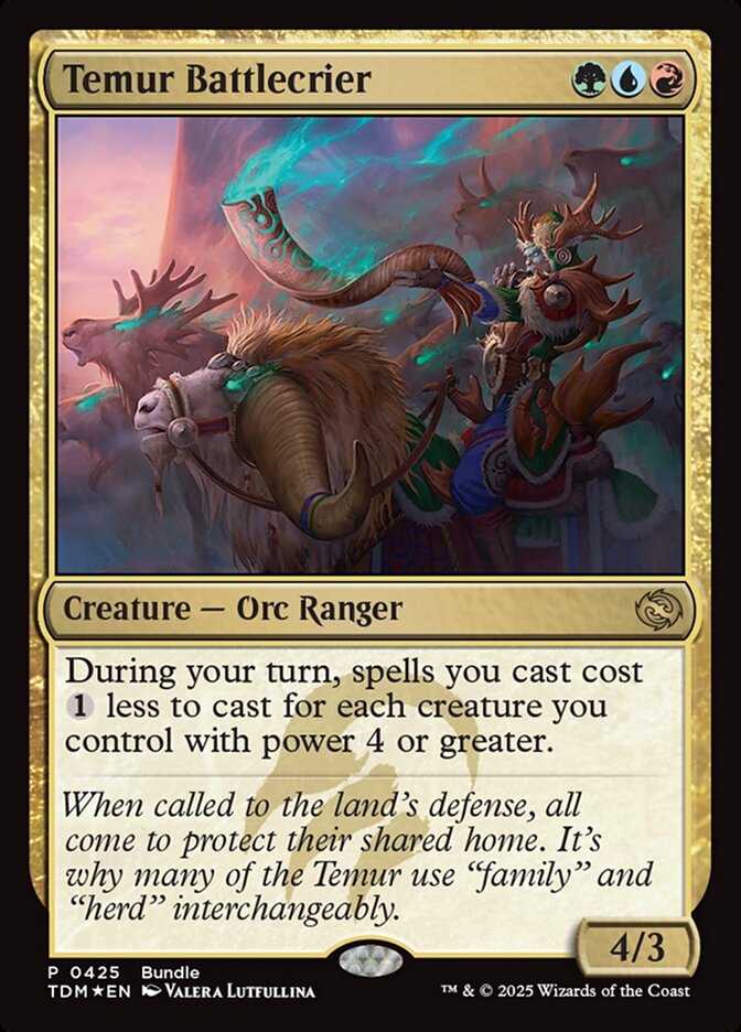 Temur Battlecrier (0425) (Bundle) - Foil