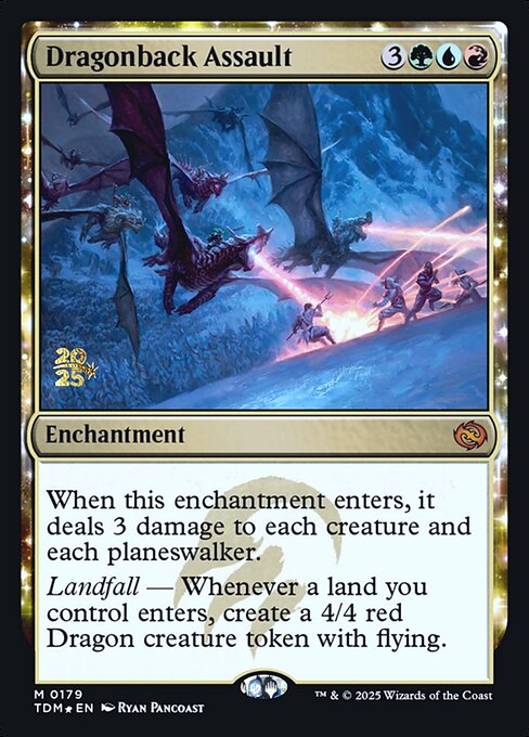 Dragonback Assault (Prerelease) - Foil