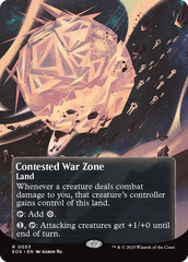 Contested War Zone (0053) (Borderless) - Foil