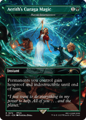 Aerith's Curaga Magic [Heroic Intervention] (1872) (Borderless) - Foil