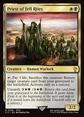 Priest of Fell Rites - Surge Foil