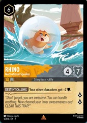 Rhino, Motivational Speaker (001/204) - Cold Foil