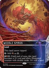 Needle Spires (0120) (Borderless) - Galaxy Foil
