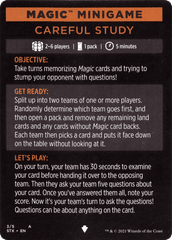 Magic Minigame: Careful Study