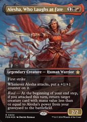 Alesha, Who Laughs at Fate (0404) (Borderless) - Mana Foil