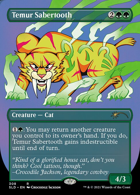 Temur Sabertooth (308) - Borderless