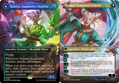 Tamiyo, Inquisitive Student // Tamiyo, Seasoned Scholar (0469) (Borderless) - Textured Foil