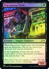 Discourtesy Clerk - Galaxy Foil