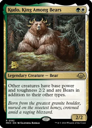 Kudo, King Among Bears (Prerelease) - Foil