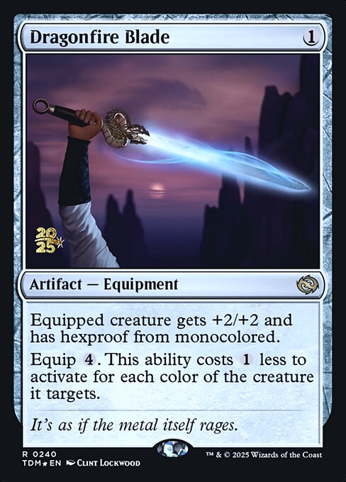 Dragonfire Blade (Prerelease) - Foil