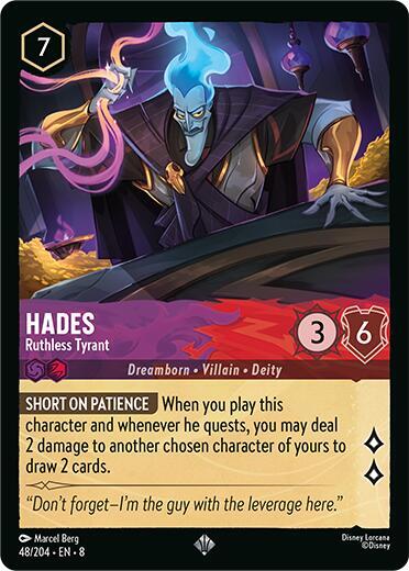 Hades, Ruthless Tyrant (0048) - Cold Foil