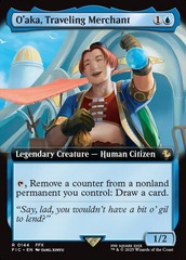 O'aka, Traveling Merchant (0144) (Extended Art) - Foil