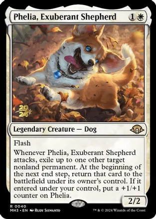Phelia, Exuberant Shepherd (Prerelease) - Foil
