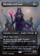 Zul Ashur, Lich Lord (0389) (Borderless) - Mana Foil