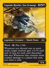 Captain Howler, Sea Scourge (0475) - First Place Foil