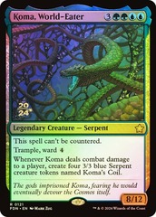 Koma, World-Eater (Prerelease) - Foil