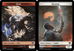 Ogre (0028) // Soldier (0009) Double-Sided Token