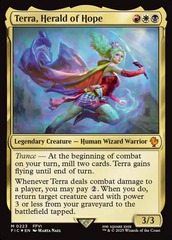 Terra, Herald of Hope (0223) (Borderless) - Surge Foil