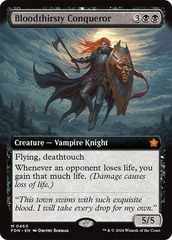 Bloodthirsty Conqueror (0460) (Extended Art) - Foil