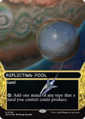 Reflecting Pool (0126) (Borderless) - Galaxy Foil