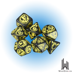 DRAGONS DICE BLACK / YELLOW