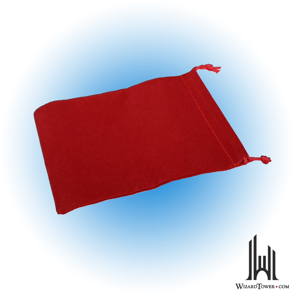 Dice Bag - Cloth Red 6 x 9