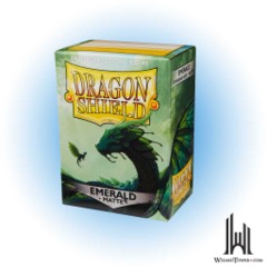 Dragon Shield Box of 100 in Matte Emerald