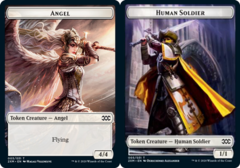 Angel (003) // Human Soldier (005) Double-Sided Token - Foil