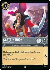 Captain Hook, Forceful Duelist (0186) - Cold Foil