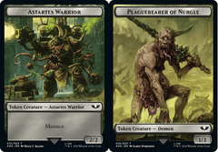 Astartes Warrior (012) // Plaguebearer of Nurgle (015) Double-Sided Token