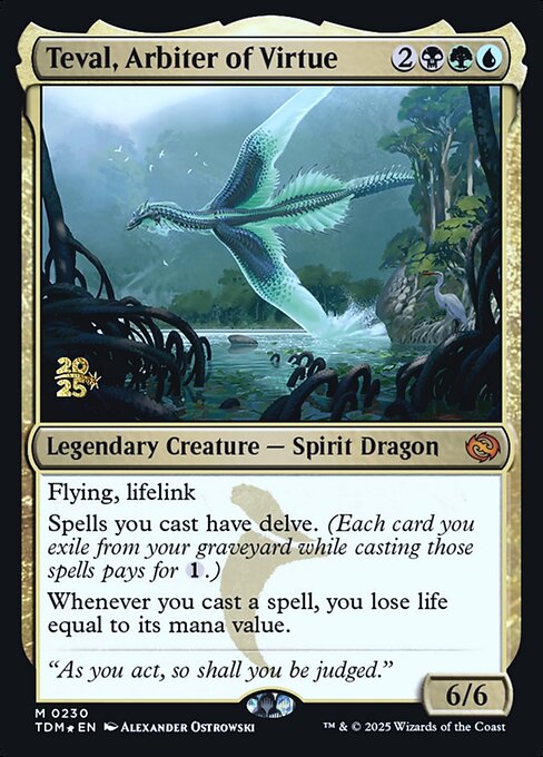 Teval, Arbiter of Virtue (Prerelease) - Foil
