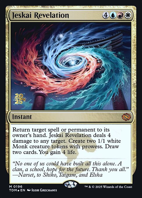 Jeskai Revelation (Prerelease) - Foil