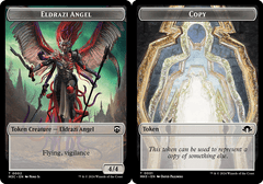 Eldrazi Angel (0002) // Copy (0001) Double-Sided Token - Ripple Foil